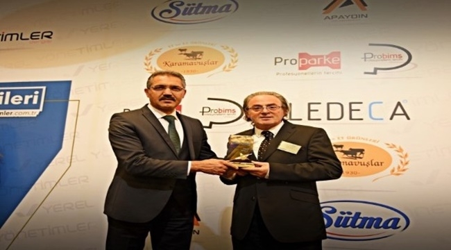 Turhal"a 'Yılın Belediye Başkanı' Ödülü