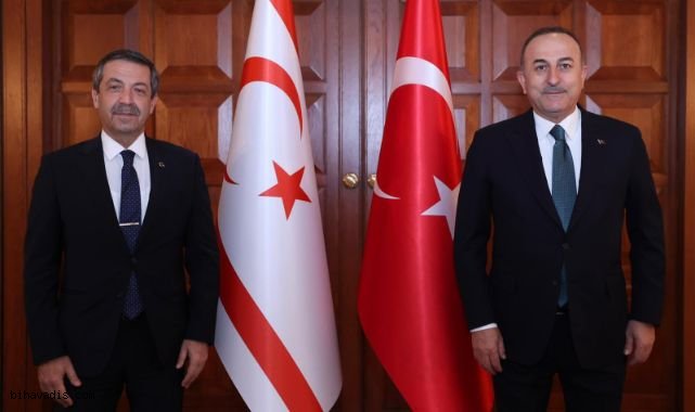 KKTC ve Türkiye Cumhuriyeti Dışişleri Bakanları ortak toplantı yaptılar