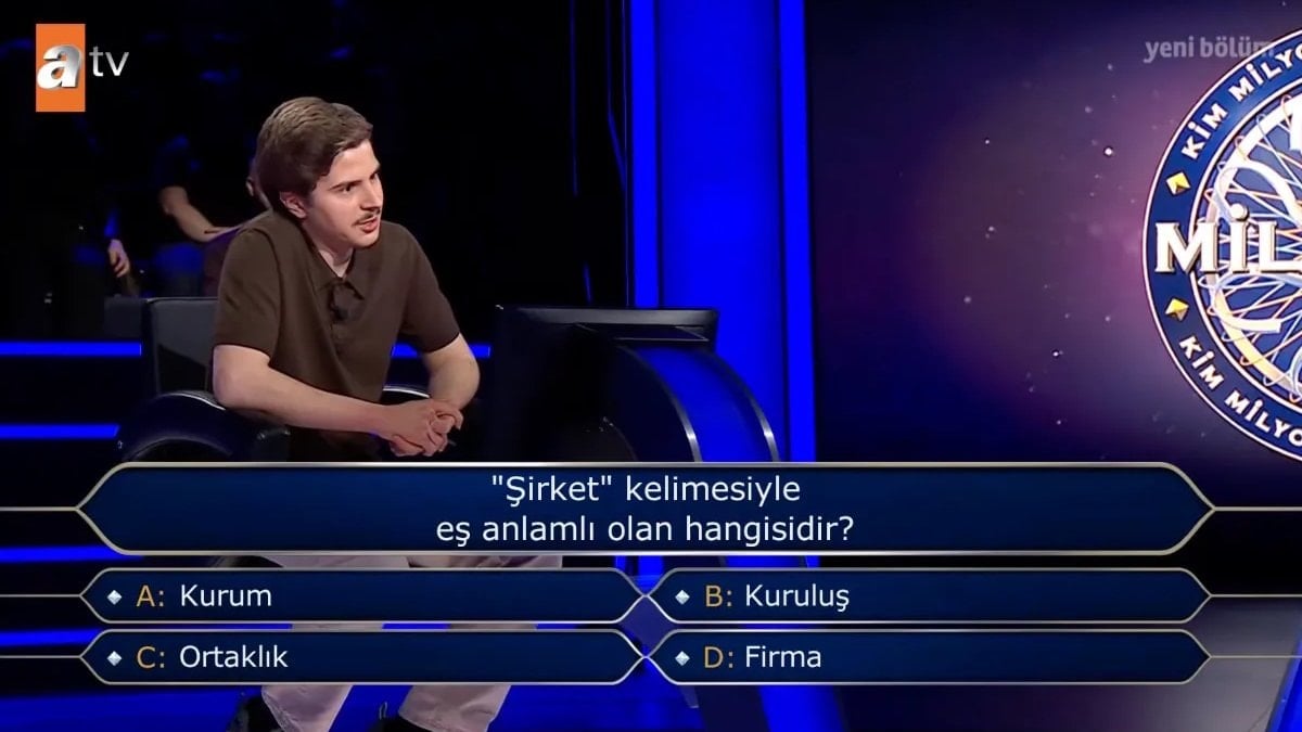 Milyoner'de geceye damga vuran “şirket” sorusu: Cevabı şaşırttı