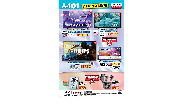 4 Haziran'da A101'de Elektrikli Mobilite Öne Çıkıyor