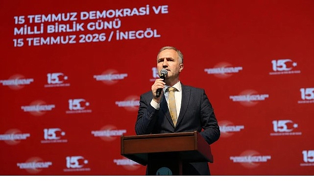 "15 Temmuz Ruhunu İnegöl Meydanında Yaşatmaya Devam Edeceğiz"