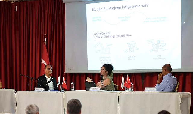 Başkan Denizli, Temmuz Meclisi'nde Çeşme'nin yatırım ve dönüşüm projelerini anlattı