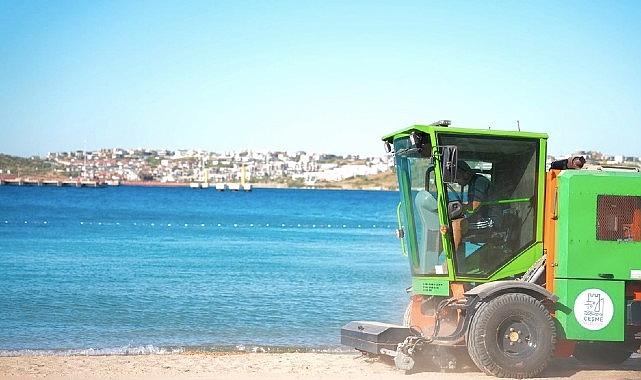 Çeşme'de yaz yoğunluğuna karşı temizlik seferberliği: Atık miktarı haziranda 5 bin tonu aştı