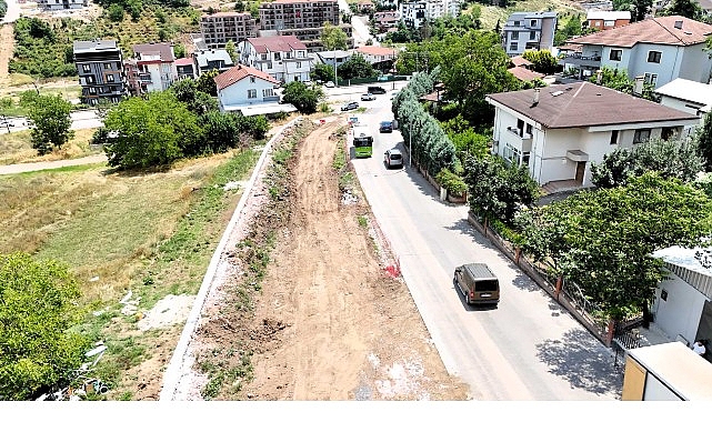 Selahattin Eyyubi Caddesi'nde 2. etapta sona doğru