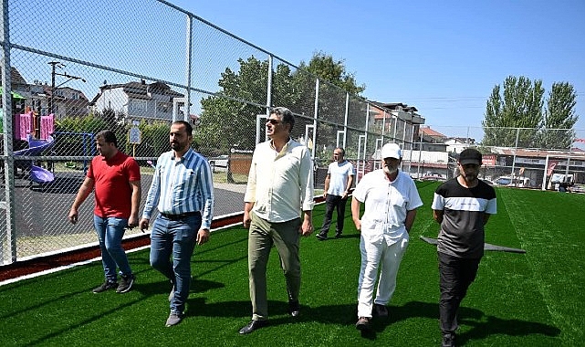 Başkan Kocaman Çalışmaları Yerinde İnceledi