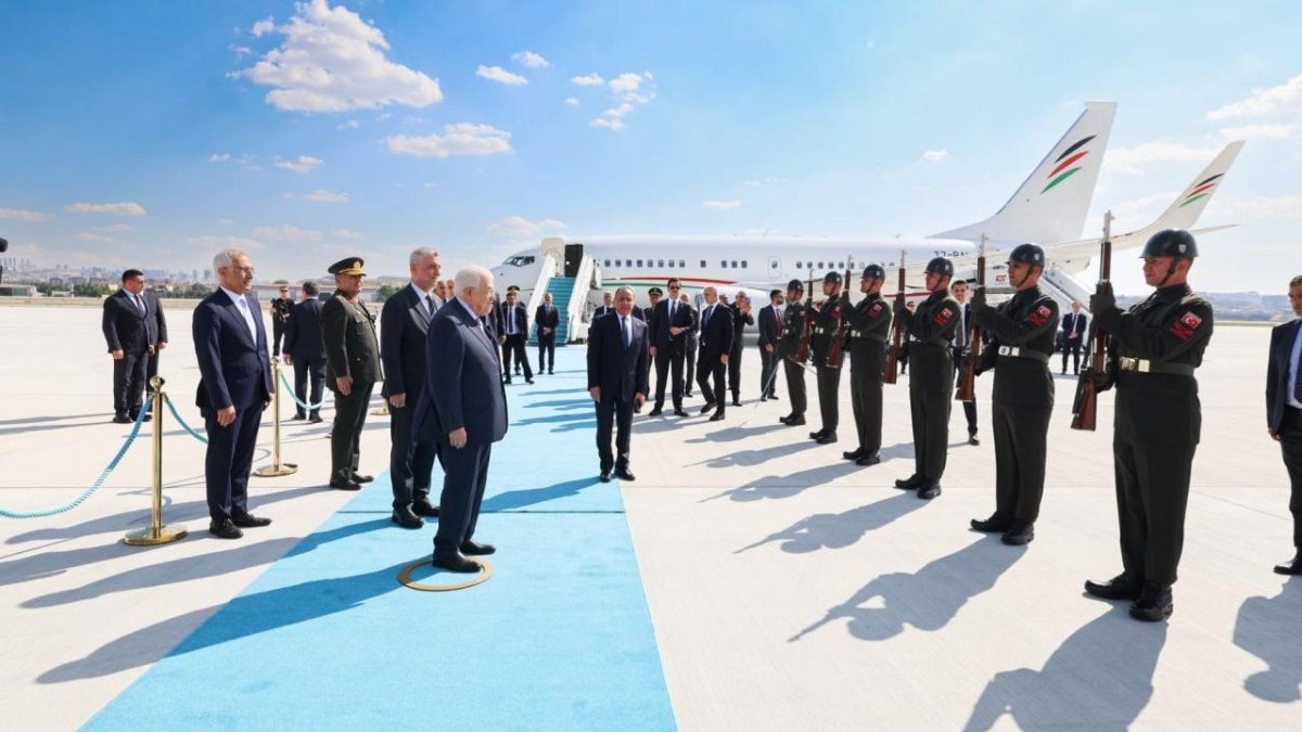 Filistin Devlet Başkanı Abbas, Ankara'da