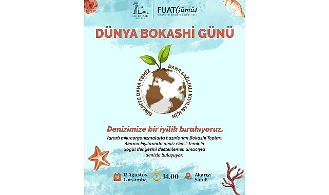 Seferihisar Belediyesi'nden denize iyilik: Bokashi topları Akarca'da denizle buluşuyor