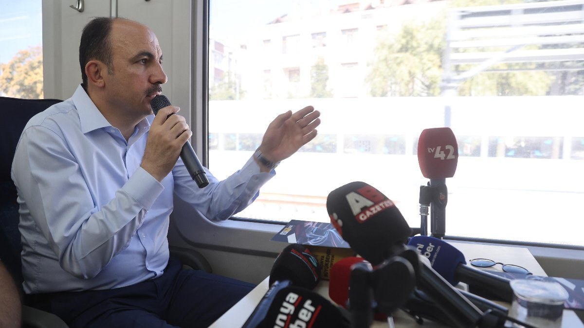 Uğur İbrahim Altay, raylı sistem projelerini inceledi