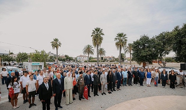 Alaçatı'nın kurtuluşunun 104. yılı törenlerle kutlandı