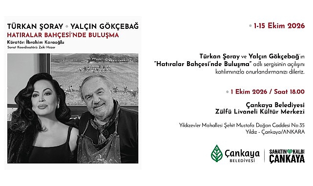 Türkan Şoray "Hatıralar Bahçesinde Buluşma" Sergisi ile Çankaya'da